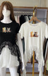 Lacey Fall Detail Crop T-shirts